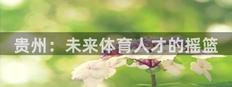 哈哈体育下载：贵州：未来体育人才的摇篮